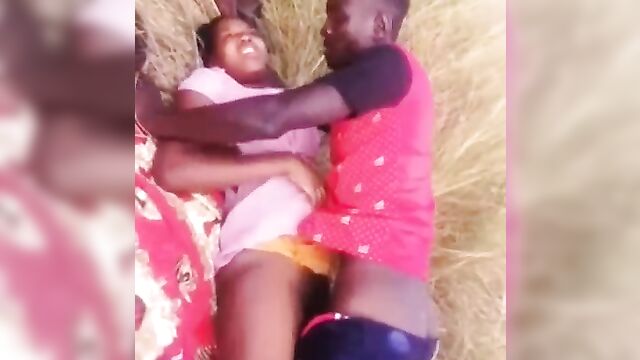 Kinky forest Guards caught couple having sex in the bush and forced them to continue doing it