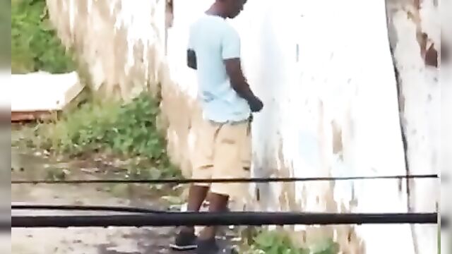 Black Man caught having sex with a street whore without condom in public - 3 image