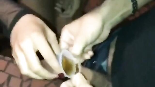 Crazy head at a club