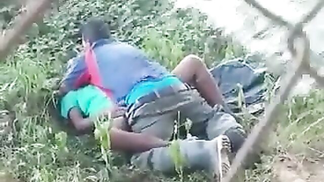 Couple bonking in public get a shower!