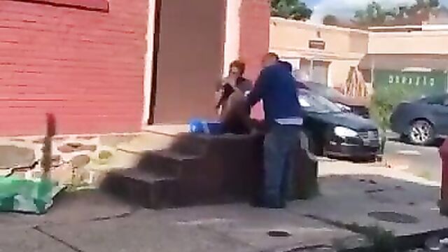 Alleged drug addicts bonking in public - 3 image