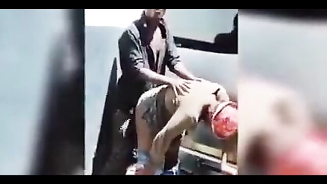 Mechanic caught having doggy style sex with a prostitute in public - 4 image