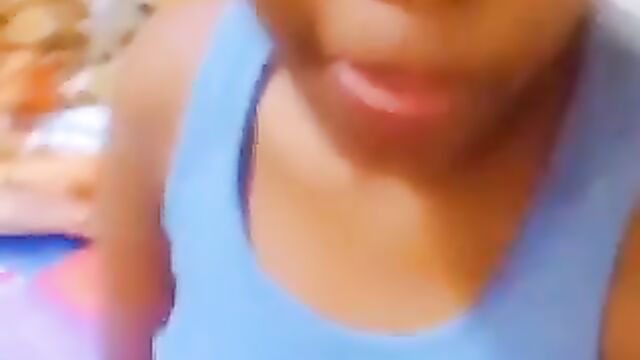 Spoilt school girl caught recording her breasts and nipples to send to her teacher through WhatsApp - 1 image