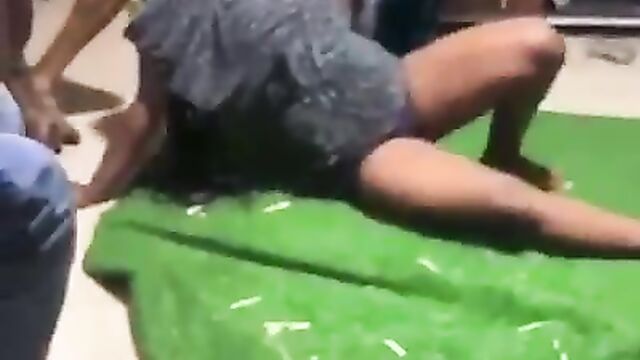 Dude flogs girlfriend on her bare buttocks for cheating - 5 image