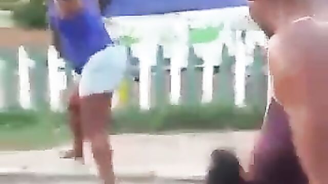 Jamaican girls gone wild, showing boobs in public