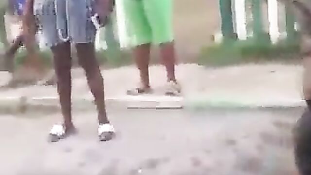 Jamaican girls gone wild, showing boobs in public - 3 image