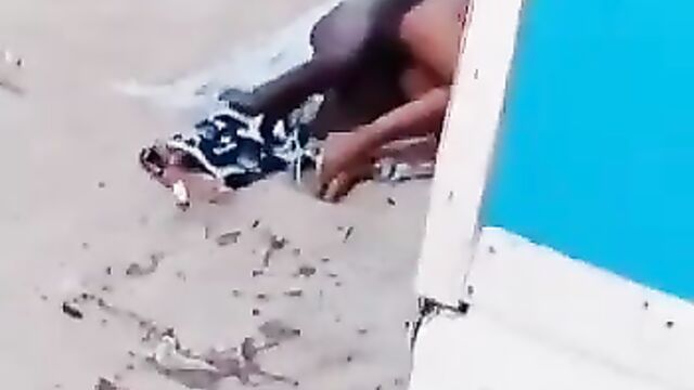 Couple Caught Having Sex Doggy Style In Public! - 3 image