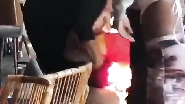 Lady with big ass caught fighting in public - 4 image