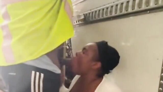 Delivery man caught having sex with customer