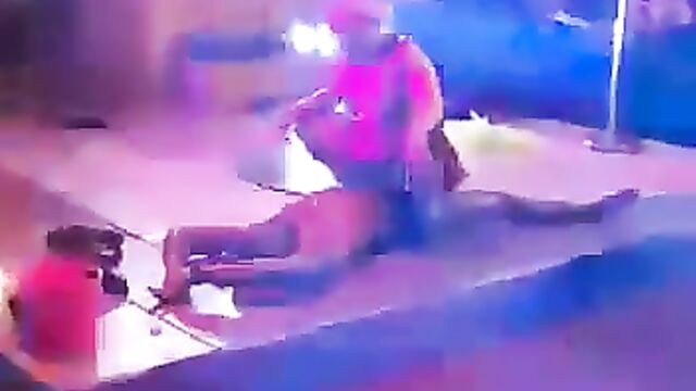Naked strippers having sex in public in a South African Nightclub - 1 image