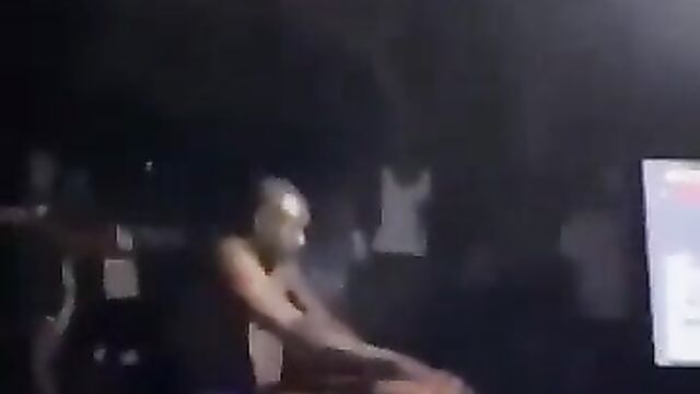 Mad sex styles in public at a club