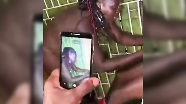 Busty Naked Whore In A Club