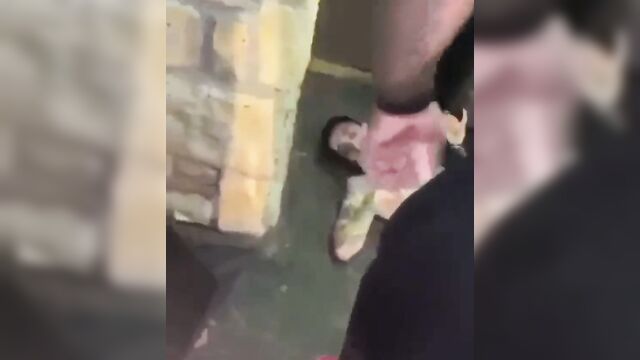 Guy with tattoos gets stripped naked and beat up for stealing - 5 image