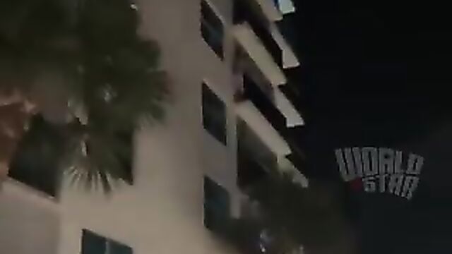 Sidechick climbs down 5 floors from man’s balcony after his wife caught them cheating! - 1 image