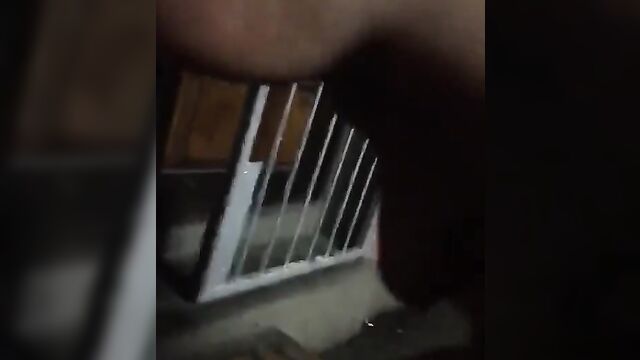 Naked drunk ebony fat whore caught outside a Nightclub in South Africa in public - 5 image