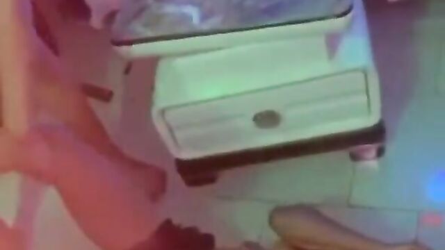 Lady strips and flogs girl on her pussy with slippers for allegedly stealing a phone - 1 image