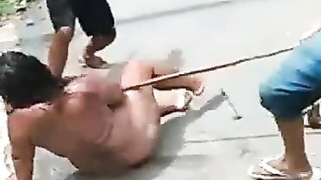 Woman Caught Cheating Stripped Naked And Beaten In Venezuela - 1 image