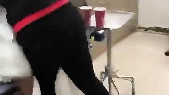 Angry wife caught fighting naked sidechick in the hospital