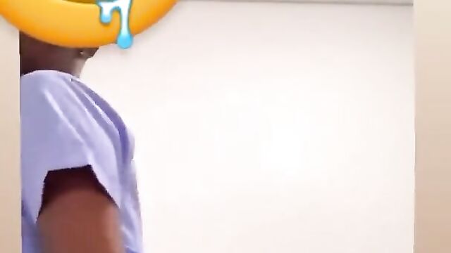 Naughty student twerking with bare boobs and pussy - 3 image