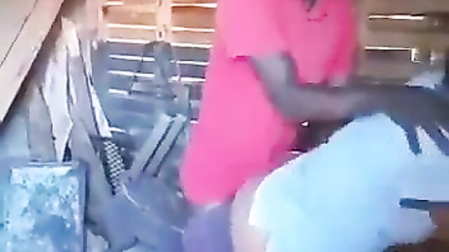 Horny African Couple Caught Red-handed Having Sex In Public - 4 image