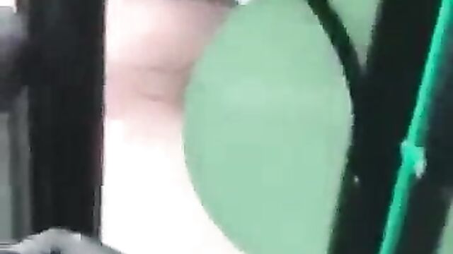 Chick caught urinating in public, exposing ass - 1 image