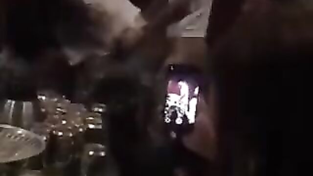 Asian couple caught having sex at a party - 5 image