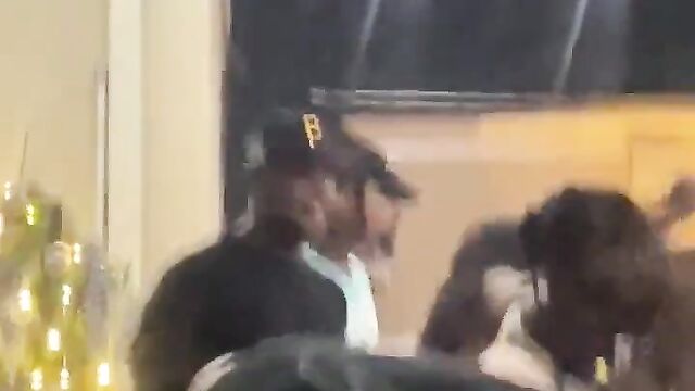 Boobs Out! Drunk woman caught wilding with a snake at a pool party - 1 image