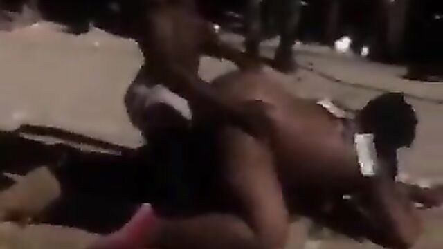 Wild party sex in public at a Kingston club