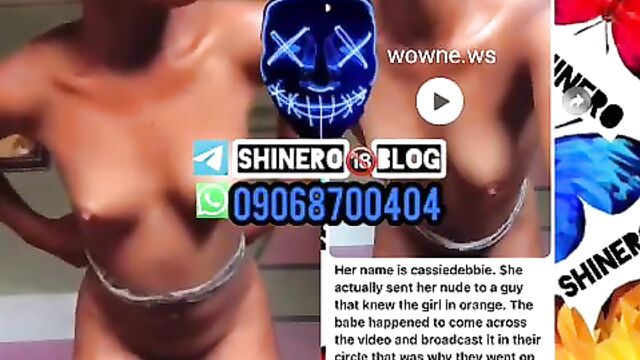 Nude video leak of Sagamu girl which she allegedly sent to a guy on WhatsApp so that he will send her money - 3 image