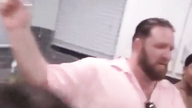 Boobs out as 2 strippers fight in public - 4 image