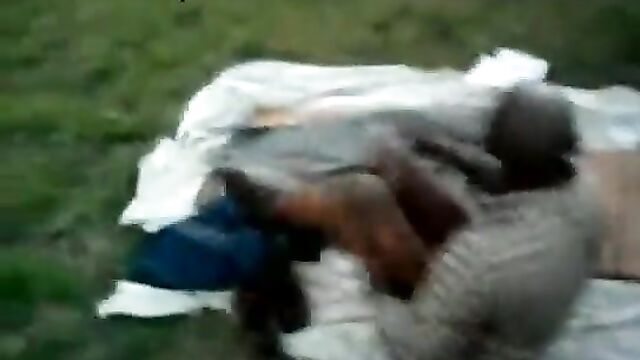 Caught Having Sex On Grass And Busted! - 4 image