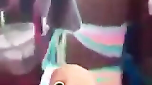 African sluts showing their naked breasts in public at a party in broad daylight - 2 image