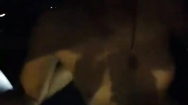 Crazy Nude Girlfriend Caught Bonking Her Boyfriend In A Car - 3 image