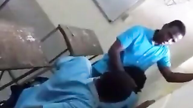 Students Caught Having Threesome Sex Inside School Classroom