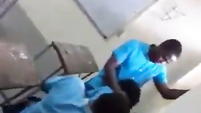 Students Caught Having Threesome Sex Inside School Classroom - 3 image