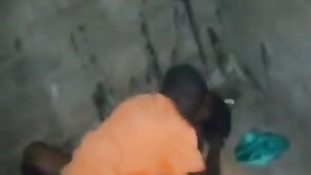 African slut with big booty bonking dirty old man in front of other women – Part 2 - 2 image