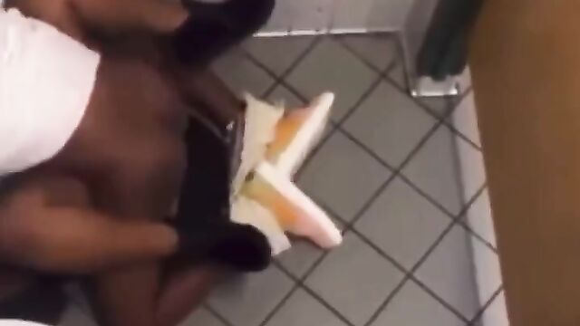 Two horny students caught having sex in school toilet - 3 image