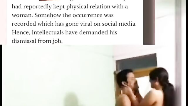 College Student and Teacher Sex Leaked Sextape