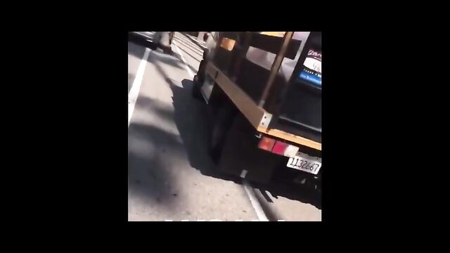 Dude holds on to wife’s car as she leaves him after she caught him cheating - 5 image
