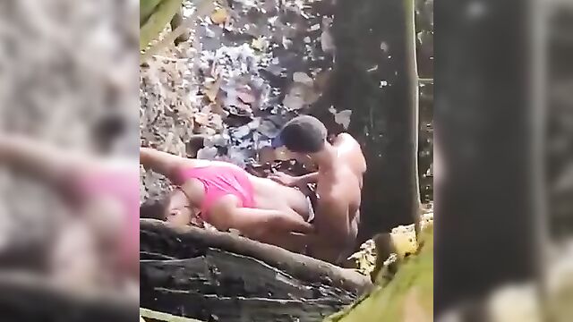 Horny Couples Caught Having Sex By The Seaside - 2 image
