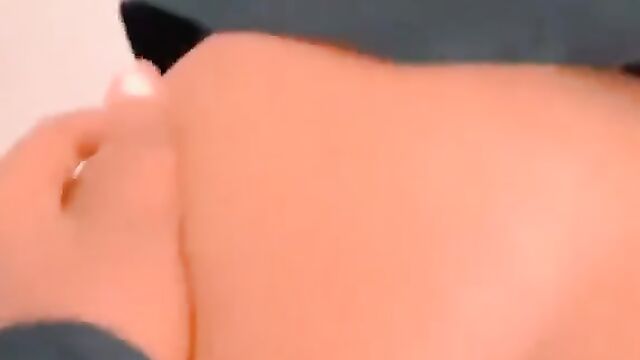 Cute schoolgirl sitting on teacher’s lap, showing him her naked pussy and big ass