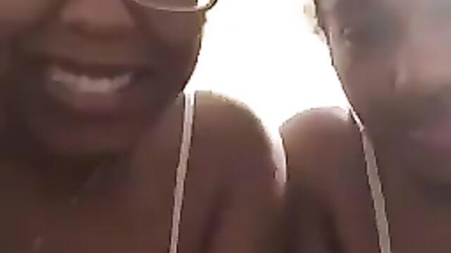 Two graduating students caught showing their big boobs on webcam - 4 image