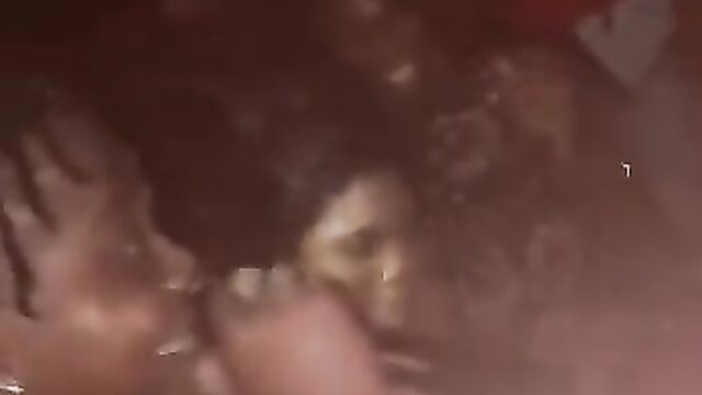 Nigerian sluts showing breasts in public at a wild party – Part 1