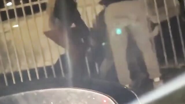 Naked girl with big tits fighting in public – Part 1 - 3 image