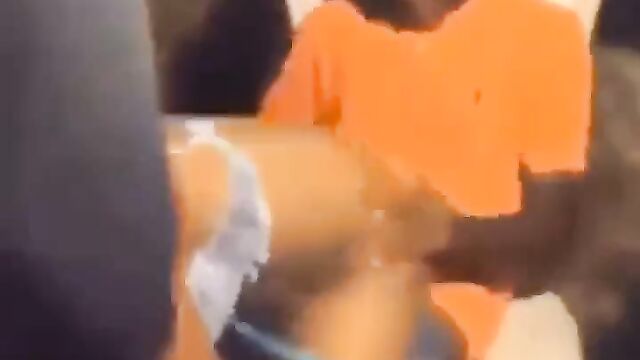 Mad College Students in Threesome Sex After School - 3 image